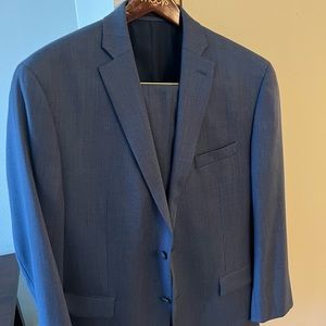 Michael Kors blue suit . 44R.  36 waist.